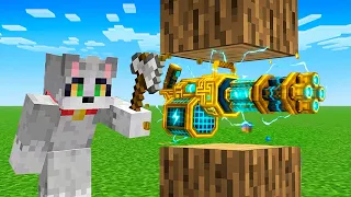 Minecraft Pero Los Bloques dan SUPER ARMAS