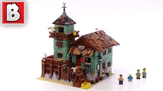 Amazing LEGO Ideas Old Fishing Store Set 21310 | Unbox Build Time Lapse Review