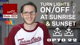 Use Node-RED with Weather Underground API to Turn Lights at Sunrise Sunset