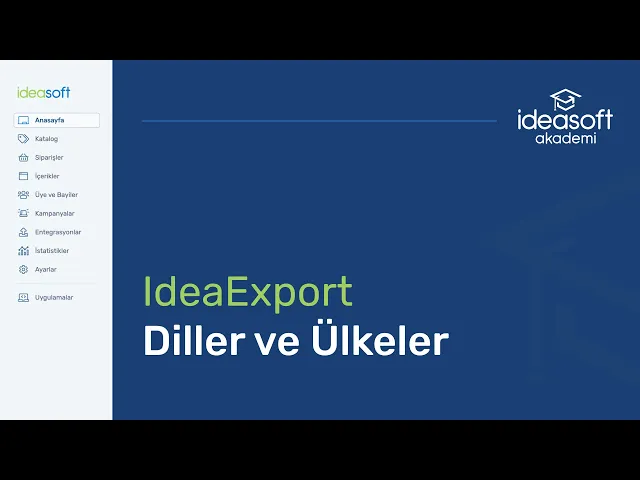 ideaExport Diller ve Ülkeler Rehberi