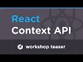 New JavaScript Workshop React Context API on Treehouse