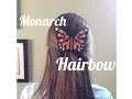 DIY Perler Bead Monarch Butterfly Hairbow