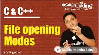 File opening Modes Write Read and Append Mode in C tutorial C C -