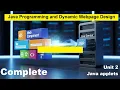 Complete Unit 2 Java Applets Java Programming Dynamic Webpage Design BCA 5 Semester MIC