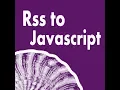 Rss to Js Javascript