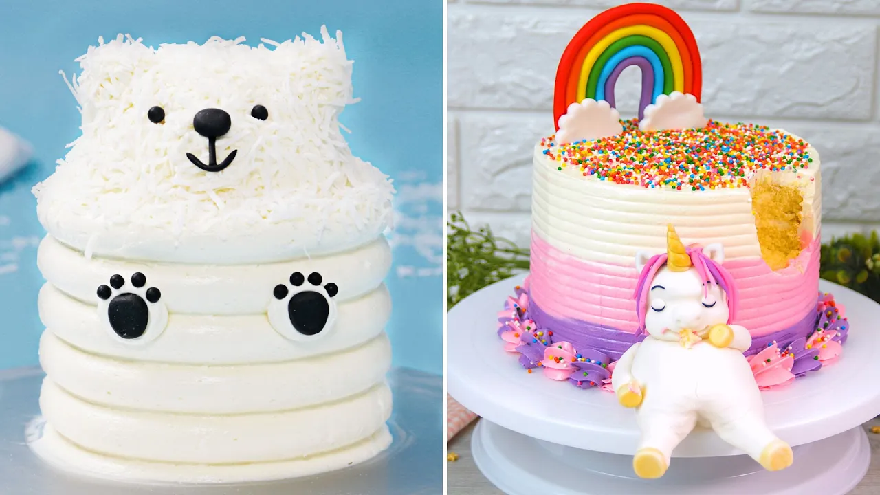 CREATIVE Animal Cake Decorating Ideas For Birthdays   Easy Homemade Buttercream Cake Designs