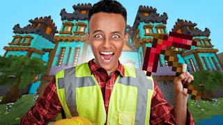 تحدي بناء اقوى بيت في ماين كرافت Minecraft 