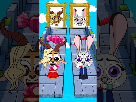 Perfect Puzzle Run Challenge - Gazelle or Judy Hopps Sprunki Zootopia! 1001%