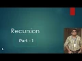 Recursion in C - Part 1