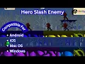 Hero Slash Enemy Unity Game Source Code