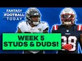NFL Week 5 Players We LOVE Potential BUSTS Don t make mistakes 2022 Fantasy Football Advice
