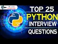 Top 25 Python Questions Most Asked Python Interview Questions KSR Datavizon Best Python Training
