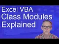 Excel vba class module tutorial 2024