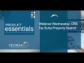 Webinar Wednesday MLS Tax Suite Property Search