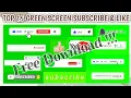 Lagu Top 15 Green Screen Subscribe, Like Button || Part 2