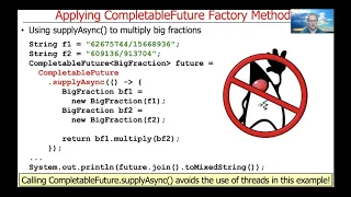 Advanced Java CompletableFuture Features Applying Factory Methods