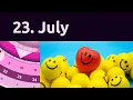 23 July Moon Calendar Overview