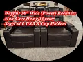 Wayfair 36 Wide power Recliner