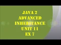TCH322 Java 2 Unit 11 exercise 7