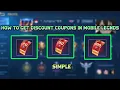 HOW TO GET UNLIMITED DISCOUNT COUPONS IN MOBILE LEGENDS - english language