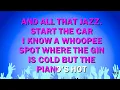 All That Jazz - Chicago (broadway Version) (Karaoke Version)
