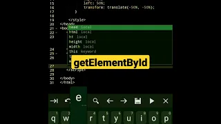 getElementById javascript tutorial