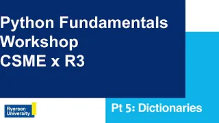 Python Lesson 5 Dictionaries