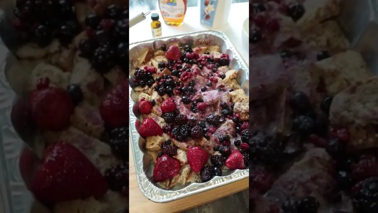 Breakfast Recipe: Baked French Toast Casserole with fresh berries