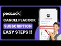 How to Cancel Peacock Subscription