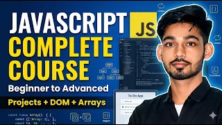 JavaScript Complete Course Beginner to Advanced DOM Arrays Objects Functions Projects
