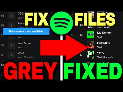 Download MP3 How to Fix Grey Local Files on Spotify: Edit MP3 Details on Windows!