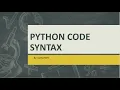 Selenium WebDriver with Python Tutorial - Learn about the Python code syntax