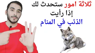 ثلاثة امور ستحدث لك إذا رأيت الذئب في المنام L تفسير حلم رؤيا الذئب في المنام بالتفصيل 