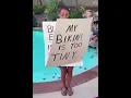 My bikini is too tiny