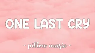 one last cry brian mcknight lyrics 