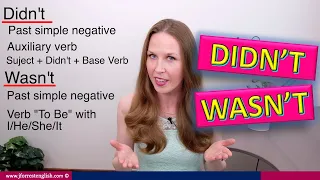 Didn T Or Wasn T Learn English Grammar 