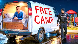 24 Hours in a Free Candy Van