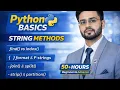 Python Complete Tutorial for Data Analyst 2026 Day 4 Python Complete String Methods Practical