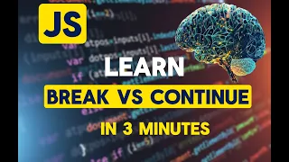 Learn Javascript step by step Loop Control break vs continue