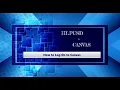 CANVAS How to Log On