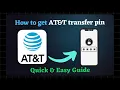 How to Get AT T Transfer PIN or AT T Port Out Pin FAST