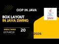 Box Layout Manager in Java Java Swing GUI Tutorial