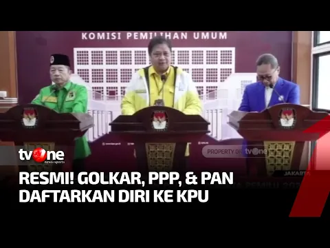 KIB Mendaftarkan Diri ke KPU untuk Pemilu 2024