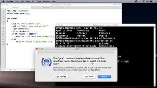 Create Compile and Run both C and Java programs on Mac using TextMate and the Terminal