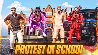 school life of adam and red criminal protest in school 