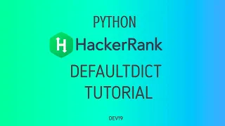 DefaultDict Tutorial Hackerrank Python Solutions