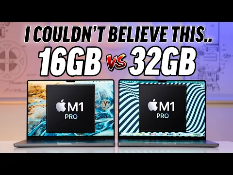 Download MP3 16GB vs 32GB RAM M1 Pro MacBook - Multitasking RAM TEST!