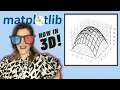 MATPLOTLIB 3D PLOTS including Scatter 3D and Surface Plots for Matplotlib Python Matplotlib Tips