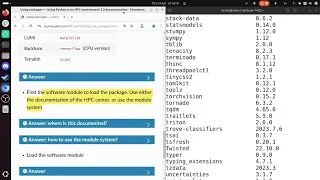 Lecture 2a Using Python packages - Dardel