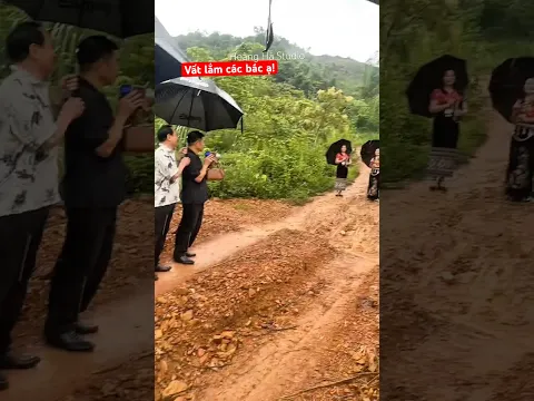 Mưa to đường núi, nhưng nghệ thuật mà các bác nhỉ #nghề_giải_trí_tv